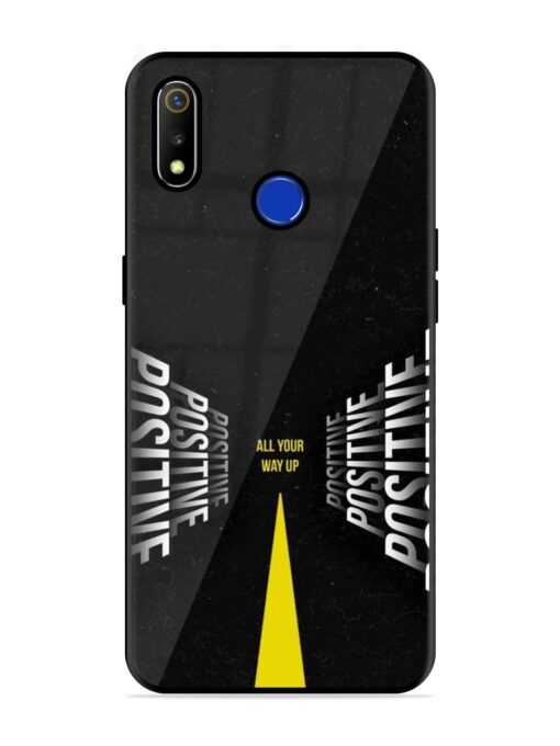 All Your Way Up Positive Glossy Metal Phone Cover for Realme 3 Zapvi