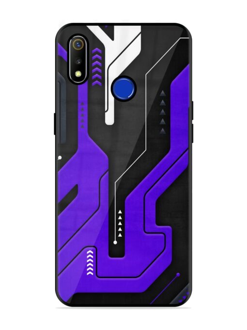 Dreamwalker N Art Glossy Metal Phone Cover for Realme 3