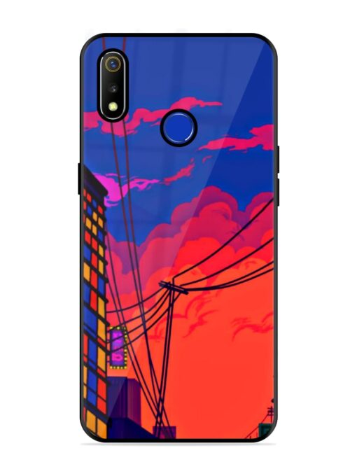 Sky At Morning Glossy Metal Phone Cover for Realme 3 Zapvi