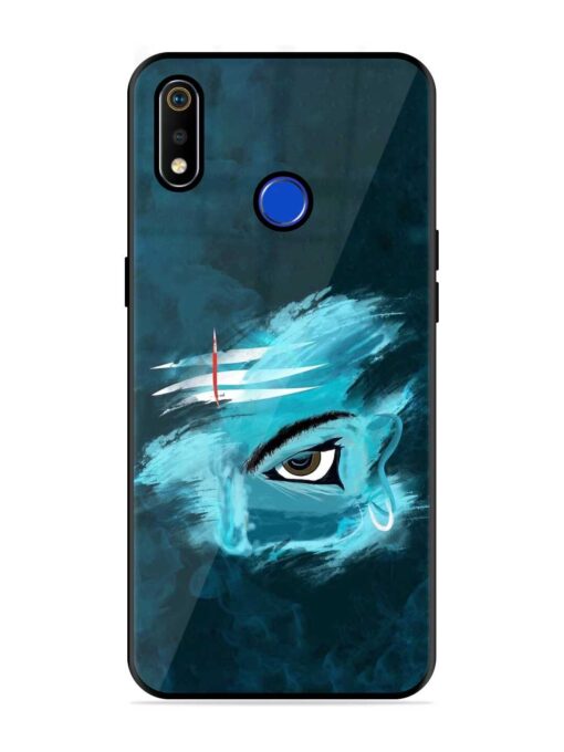 Lord Shiva Glossy Metal Phone Cover for Realme 3I Zapvi