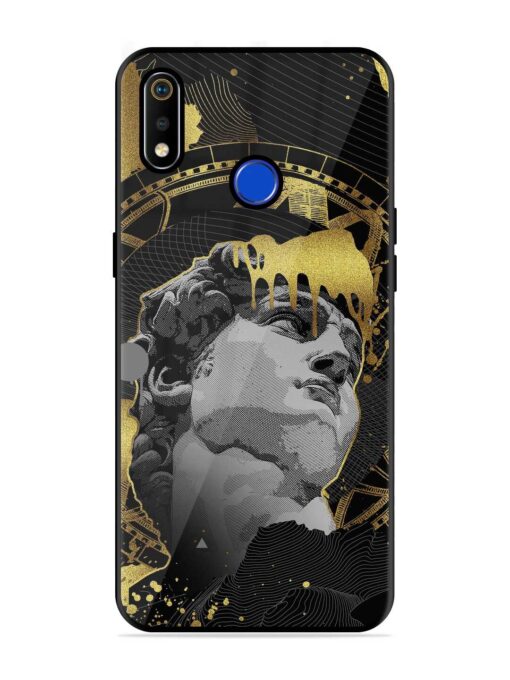 Roman Face Glossy Metal Phone Cover for Realme 3I