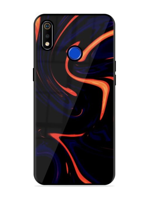 Super Amoled Glossy Metal Phone Cover for Realme 3I Zapvi