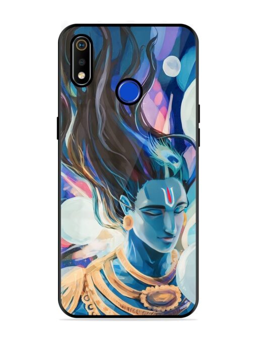 Bhagwan Sri Krishna Glossy Metal Phone Cover for Realme 3I