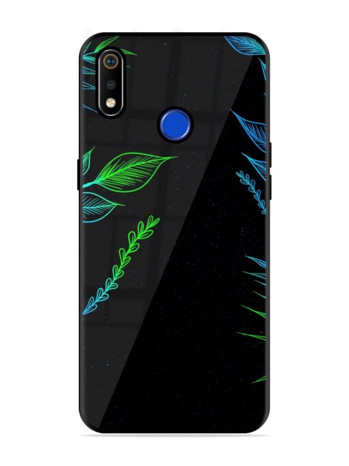 Aesthetic Neon Glossy Metal Phone Cover for Realme 3I