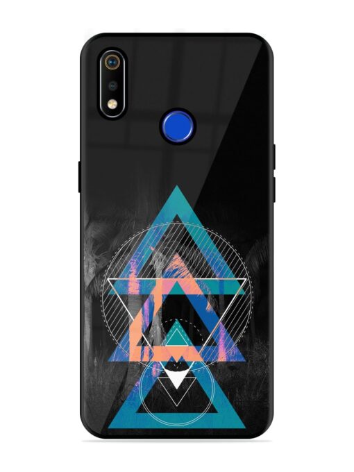 Indie Cross Glossy Metal Phone Cover for Realme 3I