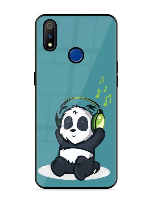 Music Panda Glossy Metal Phone Cover for Realme 3 Pro Zapvi