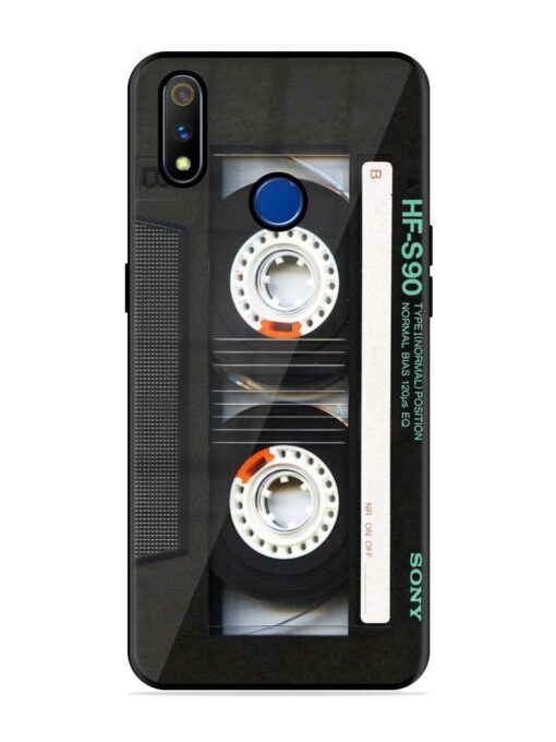 Sony Hf-S90 Cassette Glossy Metal Phone Cover for Realme 3 Pro