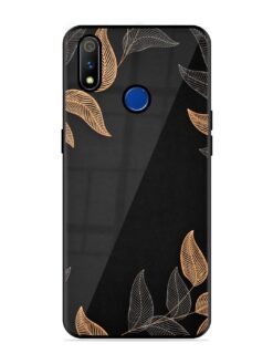 Foliage Art Glossy Metal Phone Cover for Realme 3 Pro