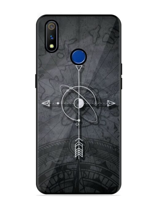 Lighting Cross Glossy Metal Phone Cover for Realme 3 Pro