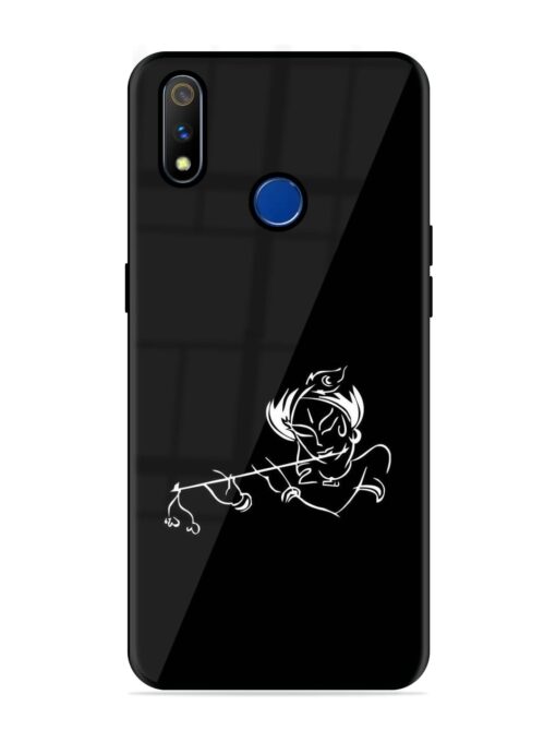 Krishna Flute Glossy Metal Phone Cover for Realme 3 Pro