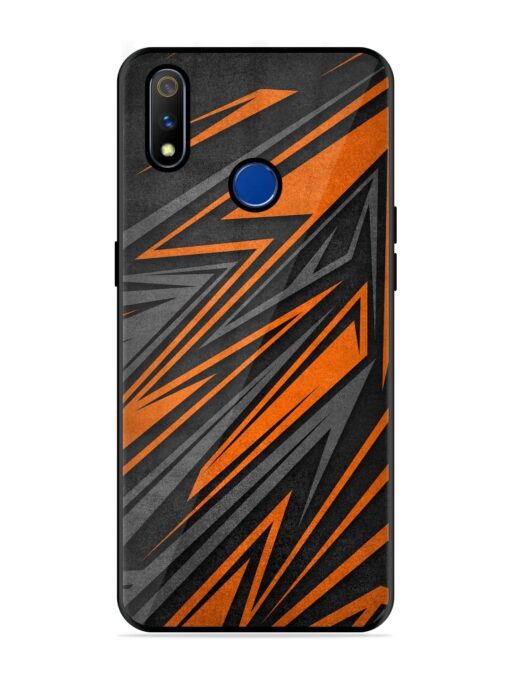 Santana Row Lunar Glossy Metal Phone Cover for Realme 3 Pro Zapvi