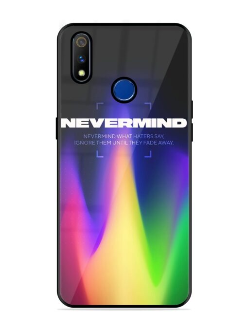 Nevermind Glossy Metal Phone Cover for Realme 3 Pro Zapvi