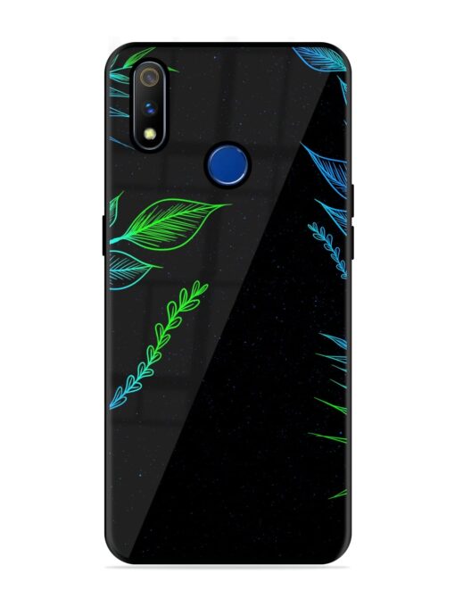 Aesthetic Neon Glossy Metal Phone Cover for Realme 3 Pro Zapvi