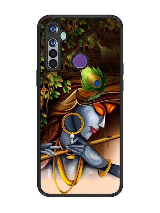 Krishna Glossy Metal Phone Cover for Realme 5 Zapvi