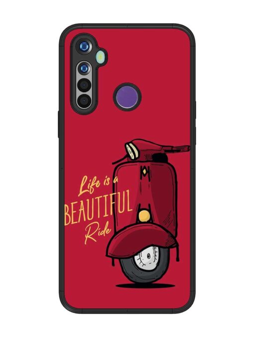 Life Is Beautiful Rides Glossy Metal Phone Cover for Realme 5 Zapvi