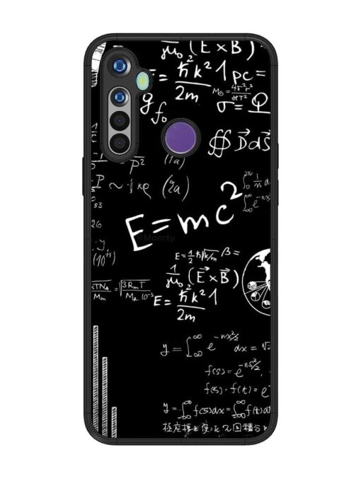 E=Mc2 Mass?Energy Equivalence Glossy Metal Phone Cover for Realme 5