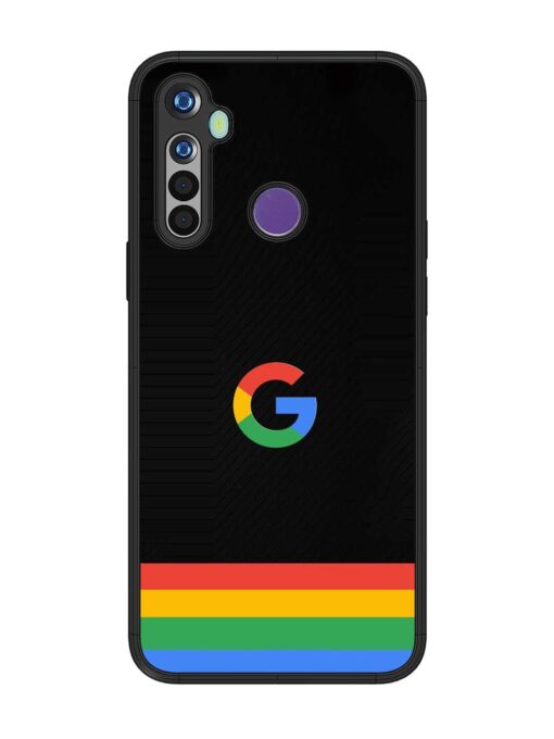 Google Logo Art Glossy Metal Phone Cover for Realme 5