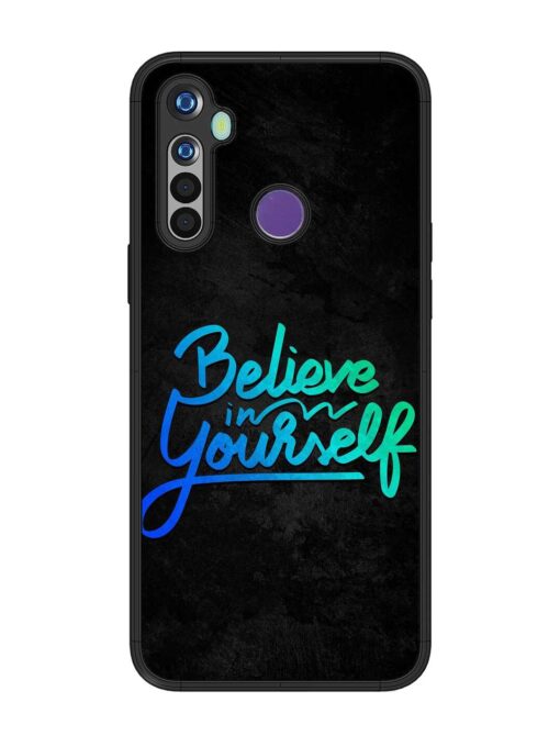 Believe In Yourself Glossy Metal Phone Cover for Realme 5 Zapvi