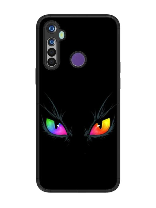 Cat Eyes Glossy Metal Phone Cover for Realme 5