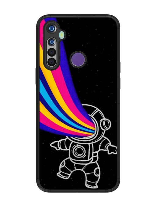 Astronaut Glossy Metal TPU Phone Cover for Realme 5 Zapvi