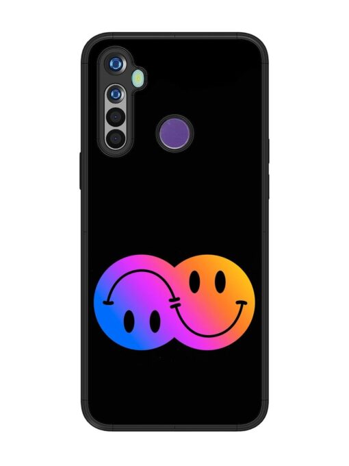 Gradient Smile Art Glossy Metal TPU Phone Cover for Realme 5 Zapvi