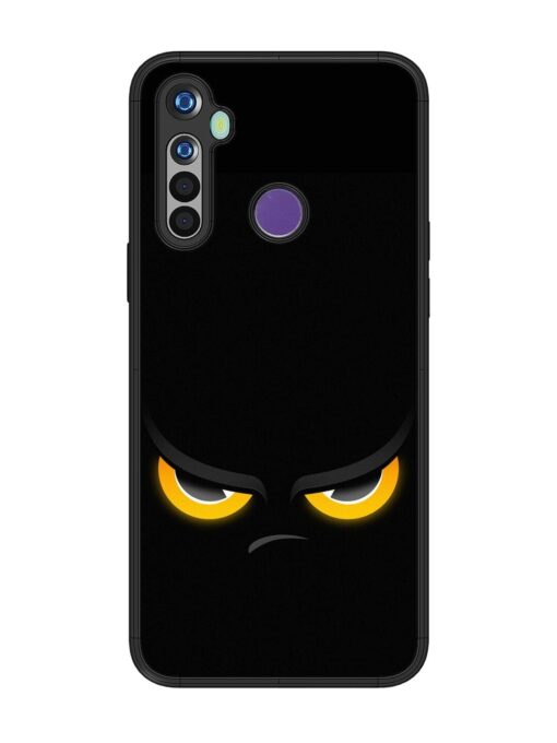 Scary Yellow Eye Glossy Metal TPU Phone Cover for Realme 5 Zapvi