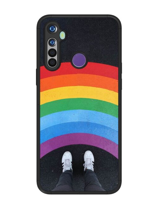 Legs Rainbow Glossy Metal TPU Phone Cover for Realme 5 Zapvi