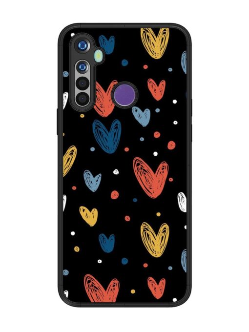 Happy Valentines Day Glossy Metal TPU Phone Cover for Realme 5 Zapvi