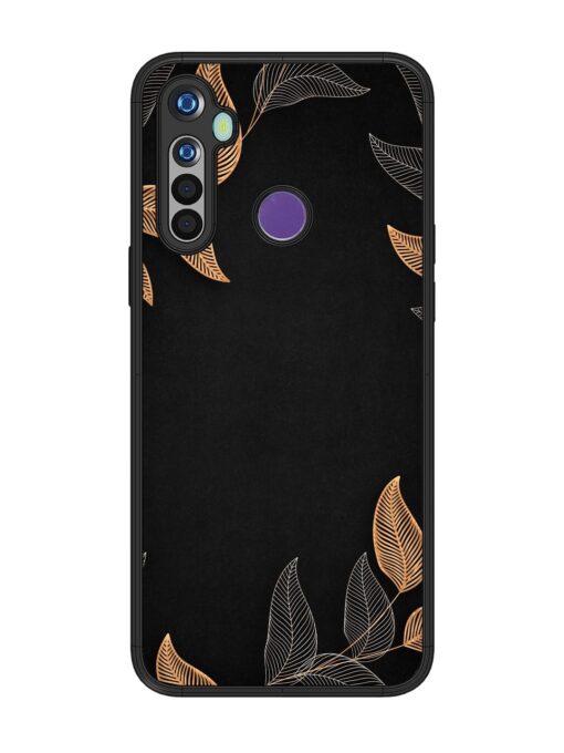 Foliage Art Glossy Metal Phone Cover for Realme 5 Zapvi