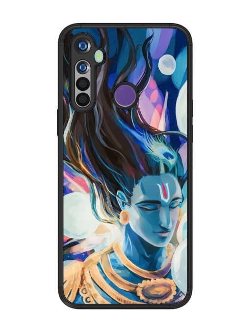 Bhagwan Sri Krishna Glossy Metal Phone Cover for Realme 5 Zapvi