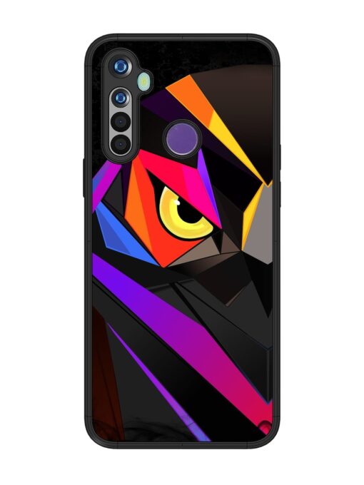 Wpap Owl Glossy Metal Phone Cover for Realme 5 Zapvi