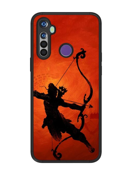 Illustration Lord Rama Glossy Metal Phone Cover for Realme 5I Zapvi