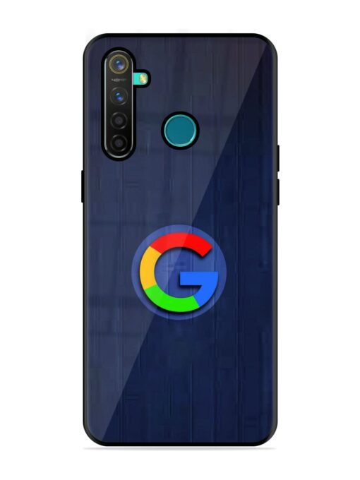 Google Logo Printed Glossy Metal TPU Phone Cover for Realme 5 Pro