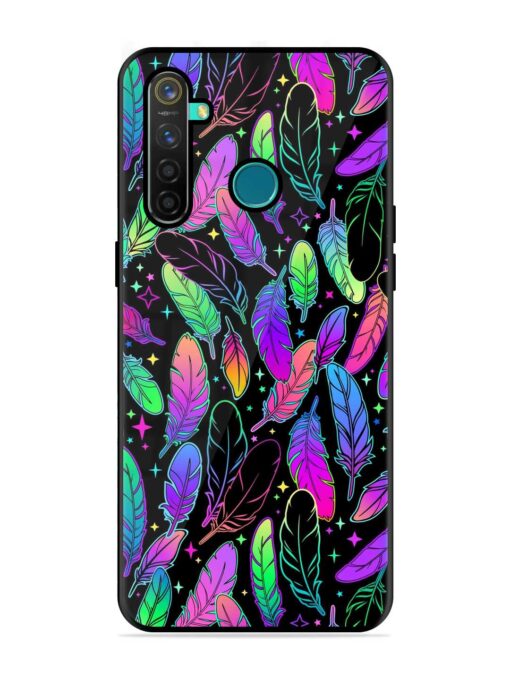 Bright Multi Colored Seamless Glossy Metal Phone Cover for Realme 5 Pro Zapvi