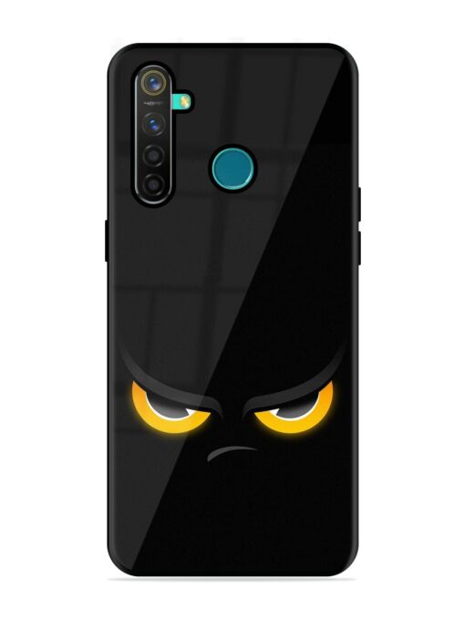 Scary Yellow Eye Glossy Metal TPU Phone Cover for Realme 5 Pro Zapvi