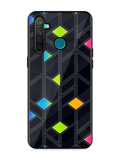 Abstract Mosaic Seamless Glossy Metal Phone Cover for Realme 5 Pro Zapvi