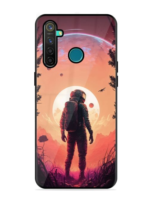 Red Sky At Morning Glossy Metal Phone Cover for Realme 5 Pro