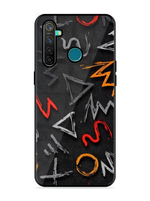 Grungy Graffiti Glossy Metal Phone Cover for Realme 5 Pro Zapvi