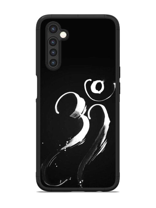 Om Logo Glossy Metal Phone Cover for Realme 6