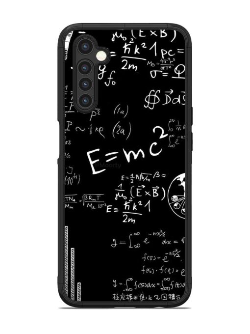 E=Mc2 Mass?Energy Equivalence Glossy Metal Phone Cover for Realme 6 Zapvi