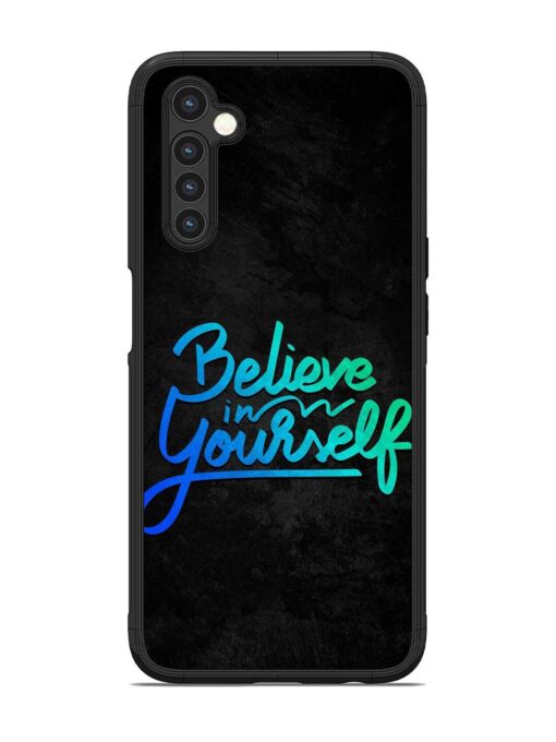 Believe In Yourself Glossy Metal Phone Cover for Realme 6 Zapvi