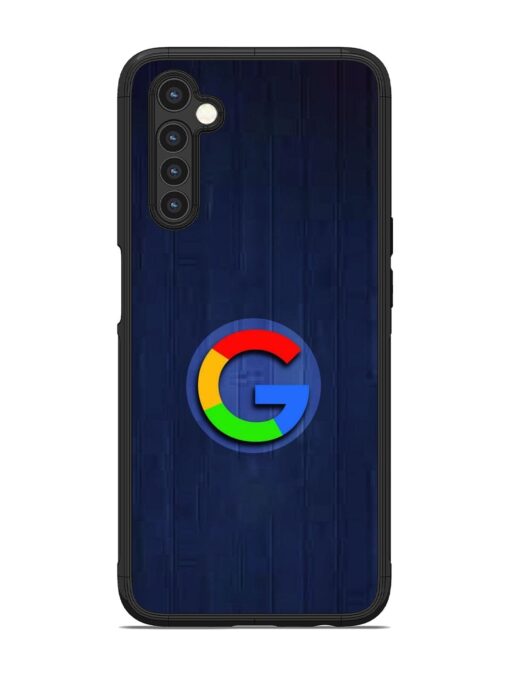 Google Logo Printed Glossy Metal TPU Phone Cover for Realme 6