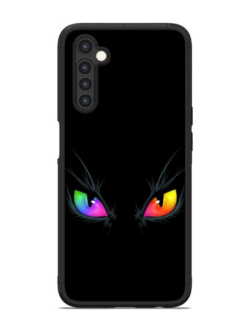 Cat Eyes Glossy Metal Phone Cover for Realme 6 Zapvi