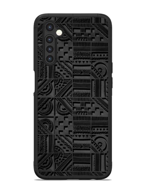 Seamless Pattern Glossy Metal Phone Cover for Realme 6 Zapvi