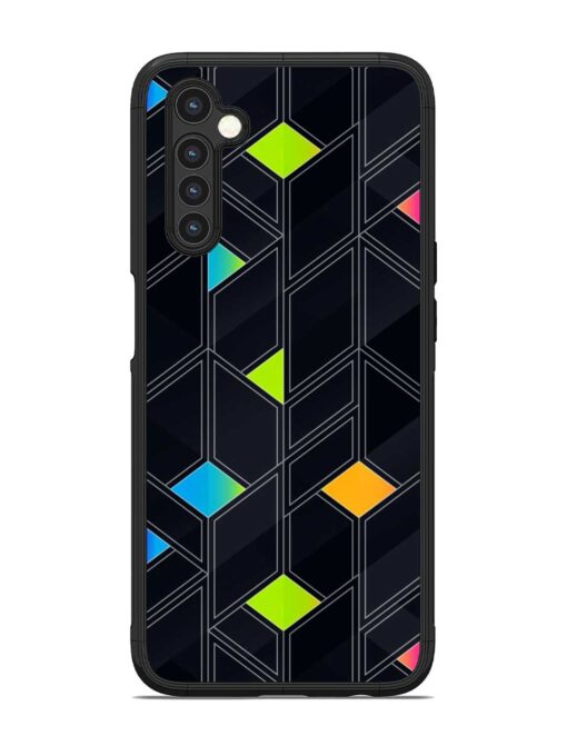 Abstract Mosaic Seamless Glossy Metal Phone Cover for Realme 6 Zapvi