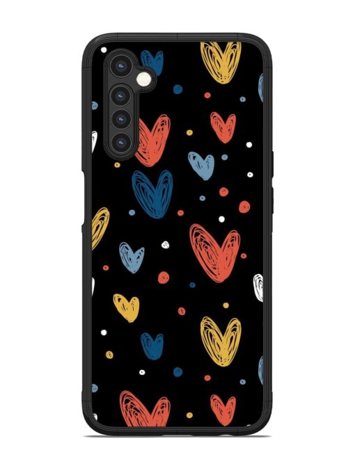 Happy Valentines Day Glossy Metal TPU Phone Cover for Realme 6 Zapvi