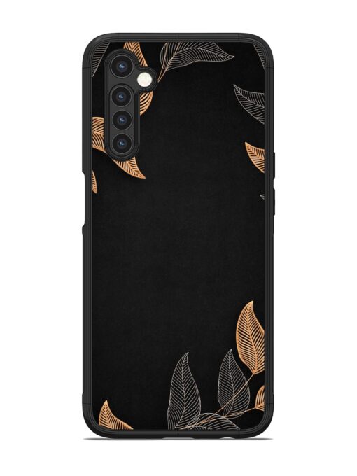 Foliage Art Glossy Metal Phone Cover for Realme 6 Zapvi