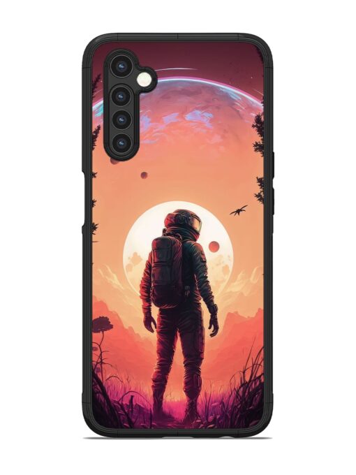 Red Sky At Morning Glossy Metal Phone Cover for Realme 6