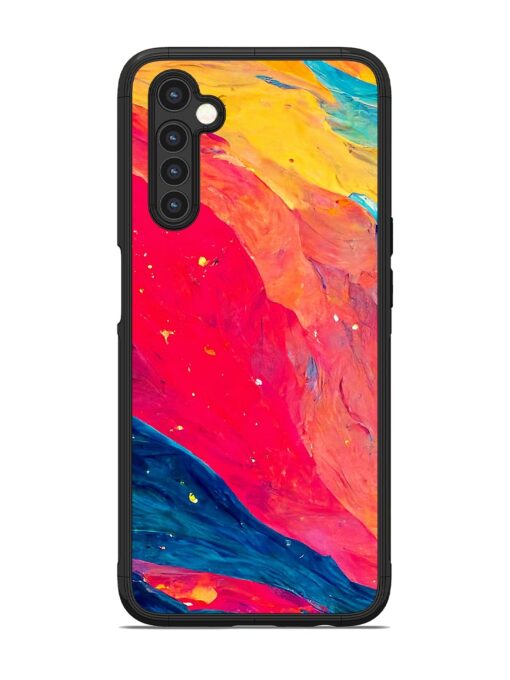 Starry Night Glossy Metal Phone Cover for Realme 6 Zapvi