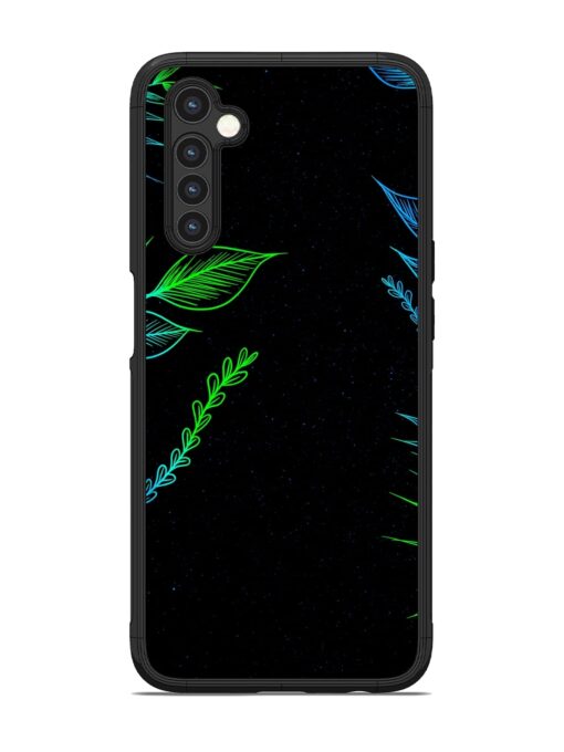 Aesthetic Neon Glossy Metal Phone Cover for Realme 6